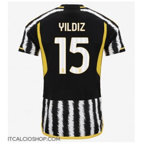 Juventus Kenan Yildiz #15 Prima Maglia 2023-24 Manica Corta